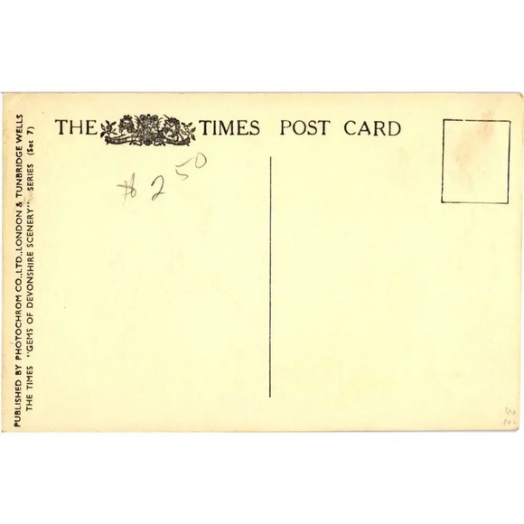 Lynmouth a Photograph from the Times England Postcard - Picture 2 of 2